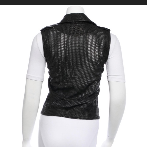 RtA Black lamb leather vest - Picture 2 of 5